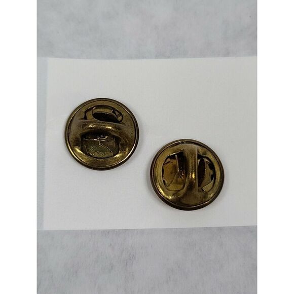 American Flag Label Pin Set of 2. Presidential Vintage Ballou - Picture 2 of 3